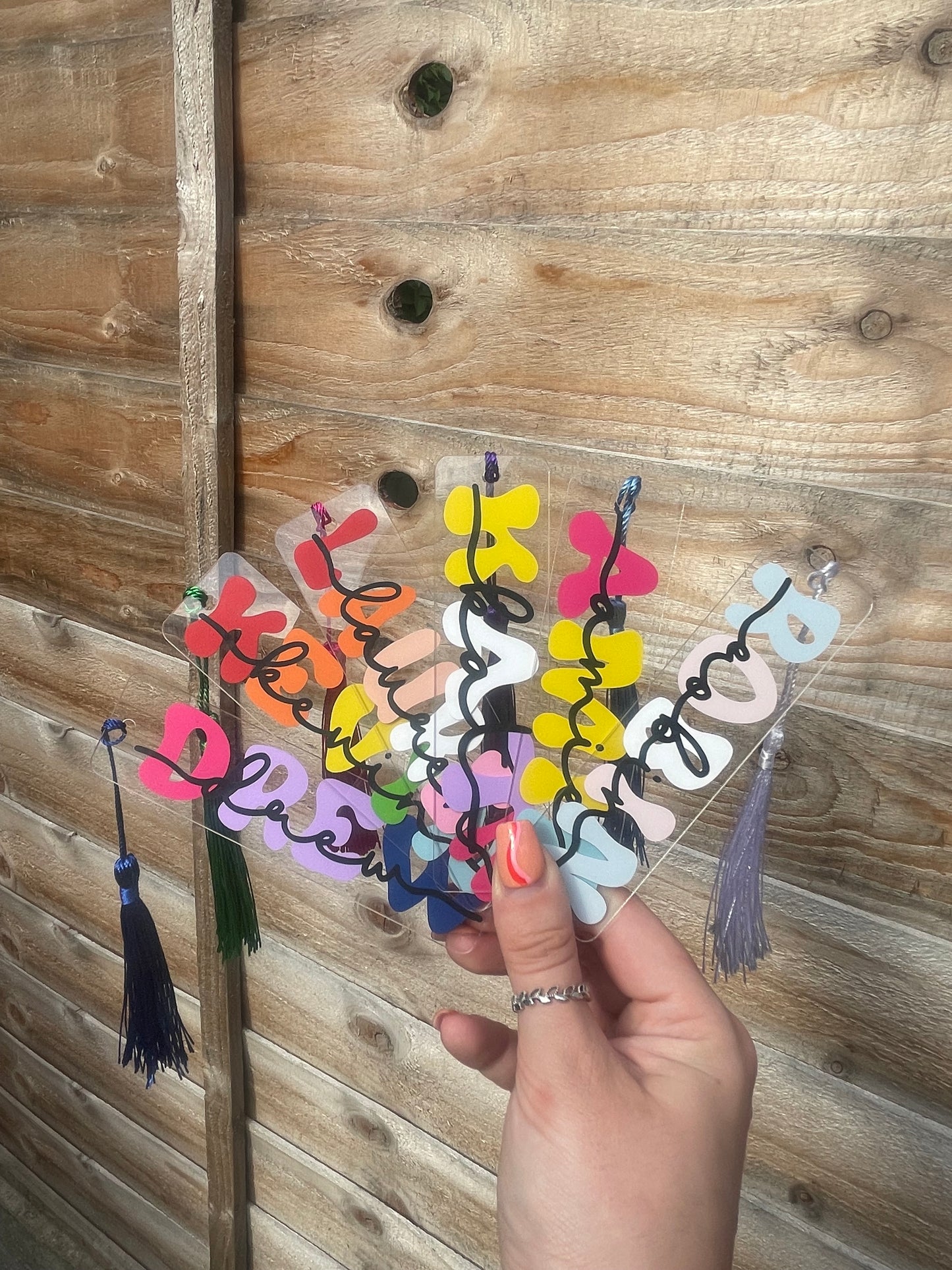 LGBTQIA+ Flag Name Bookmark