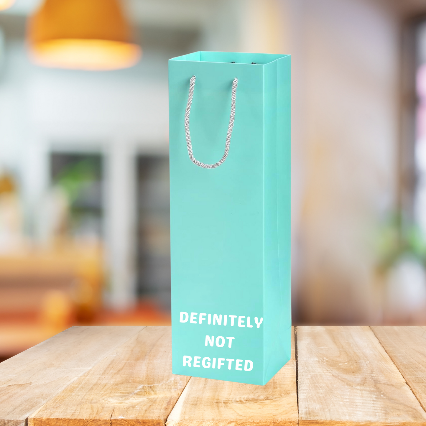 Definitely Not Regifted Wine Gift Bag