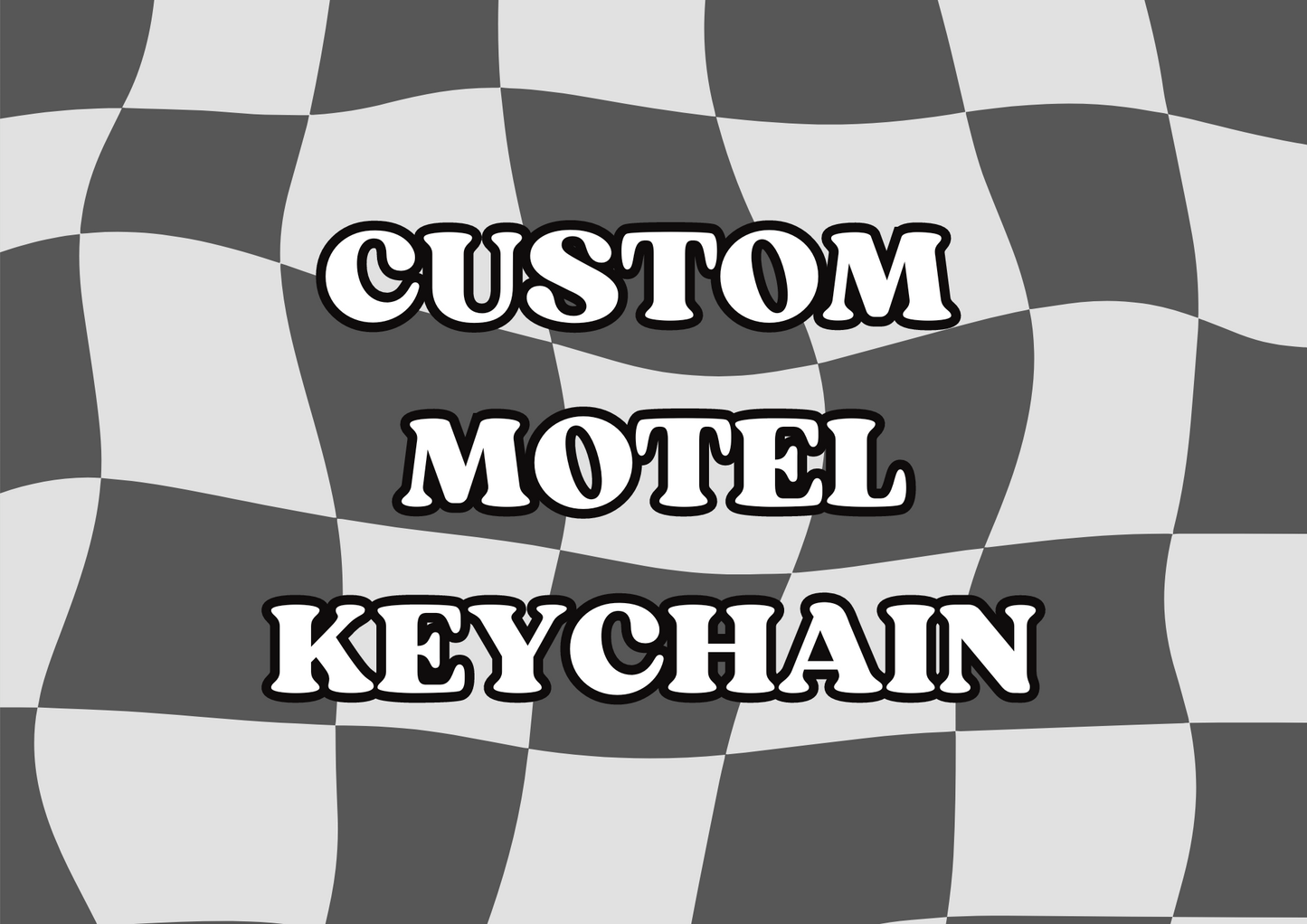 Custom Motel Keychains