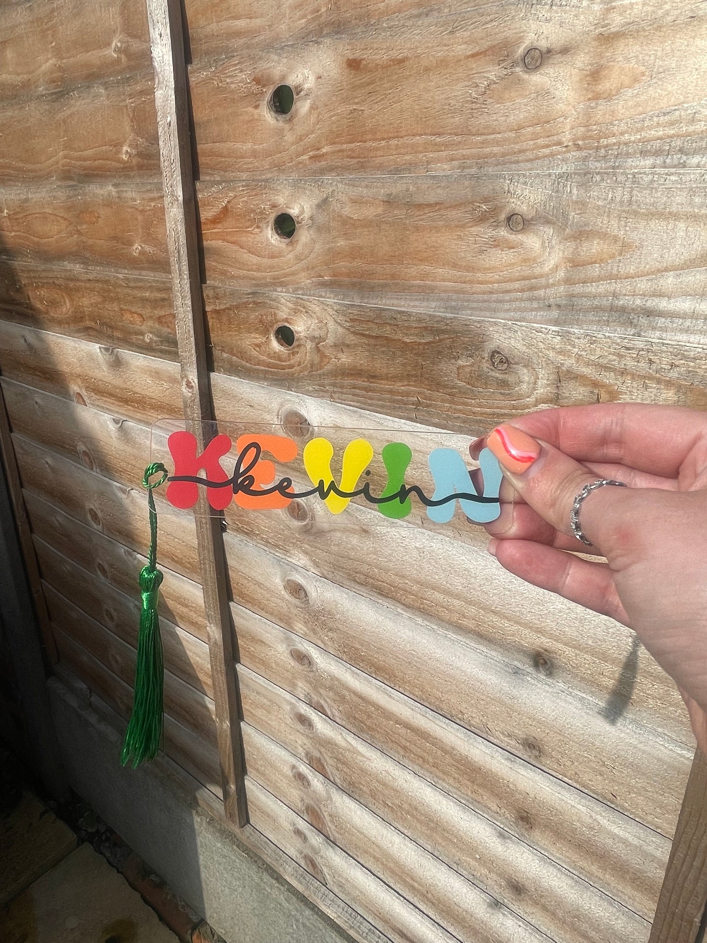 LGBTQIA+ Flag Name Bookmark