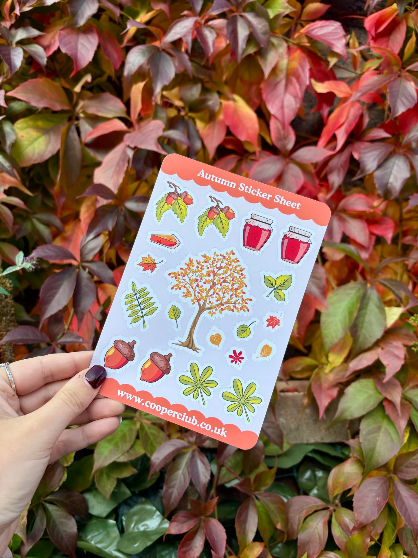 Autumn Sticker Sheet - A6