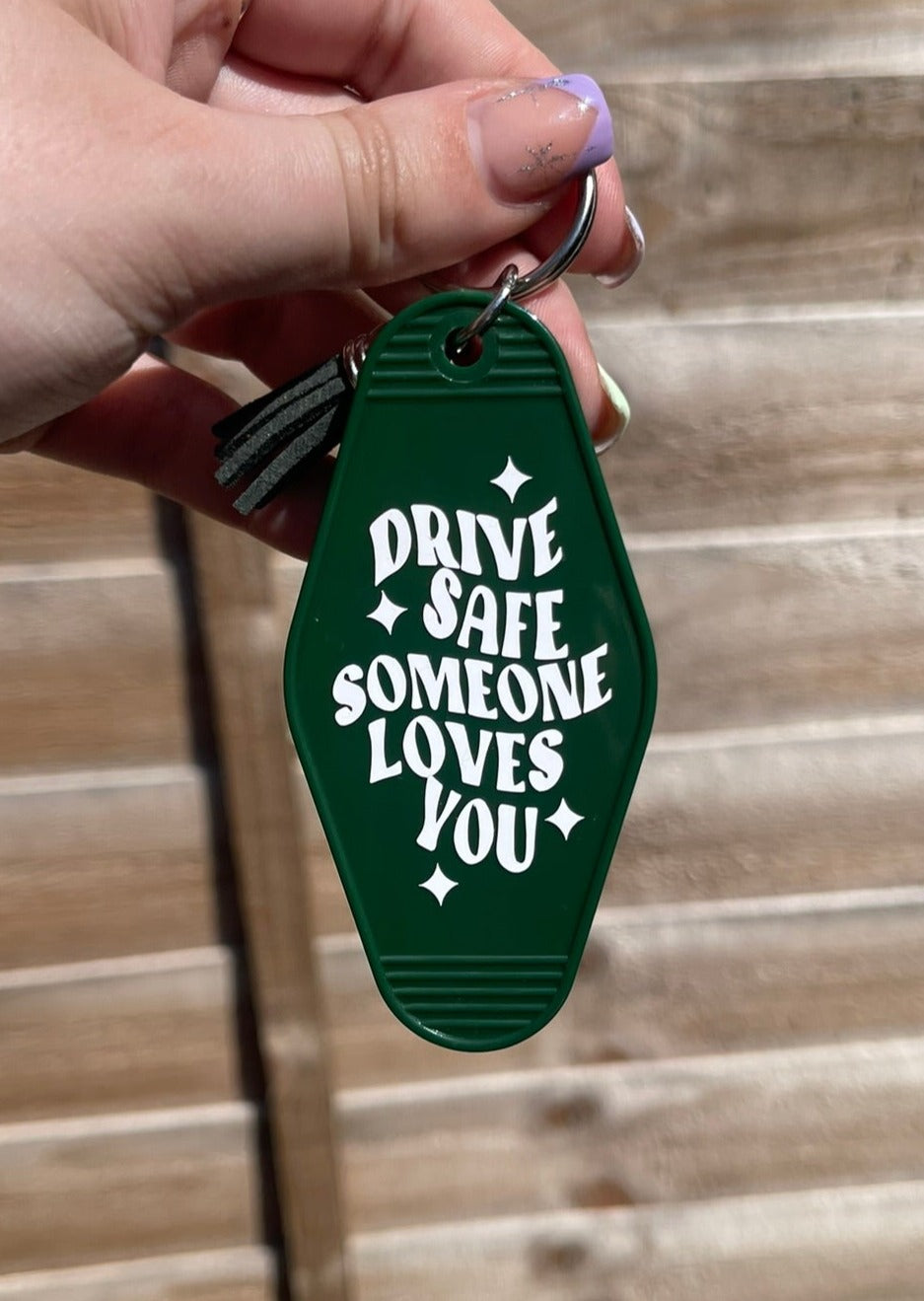 Someone Loves You Motel Keyring