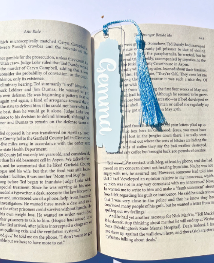 Name Acrylic Bookmark - Pastel