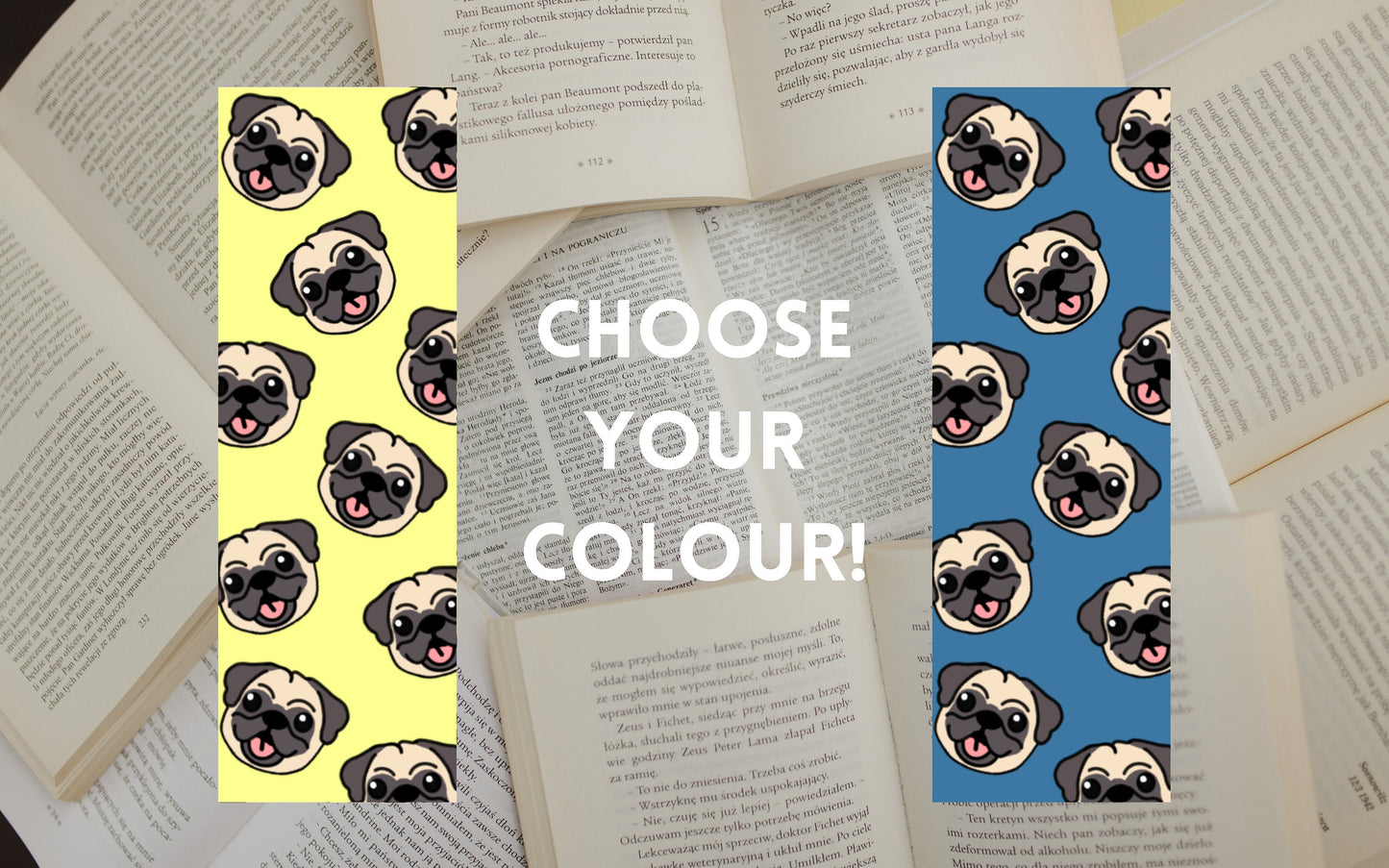 Pug Bookmark