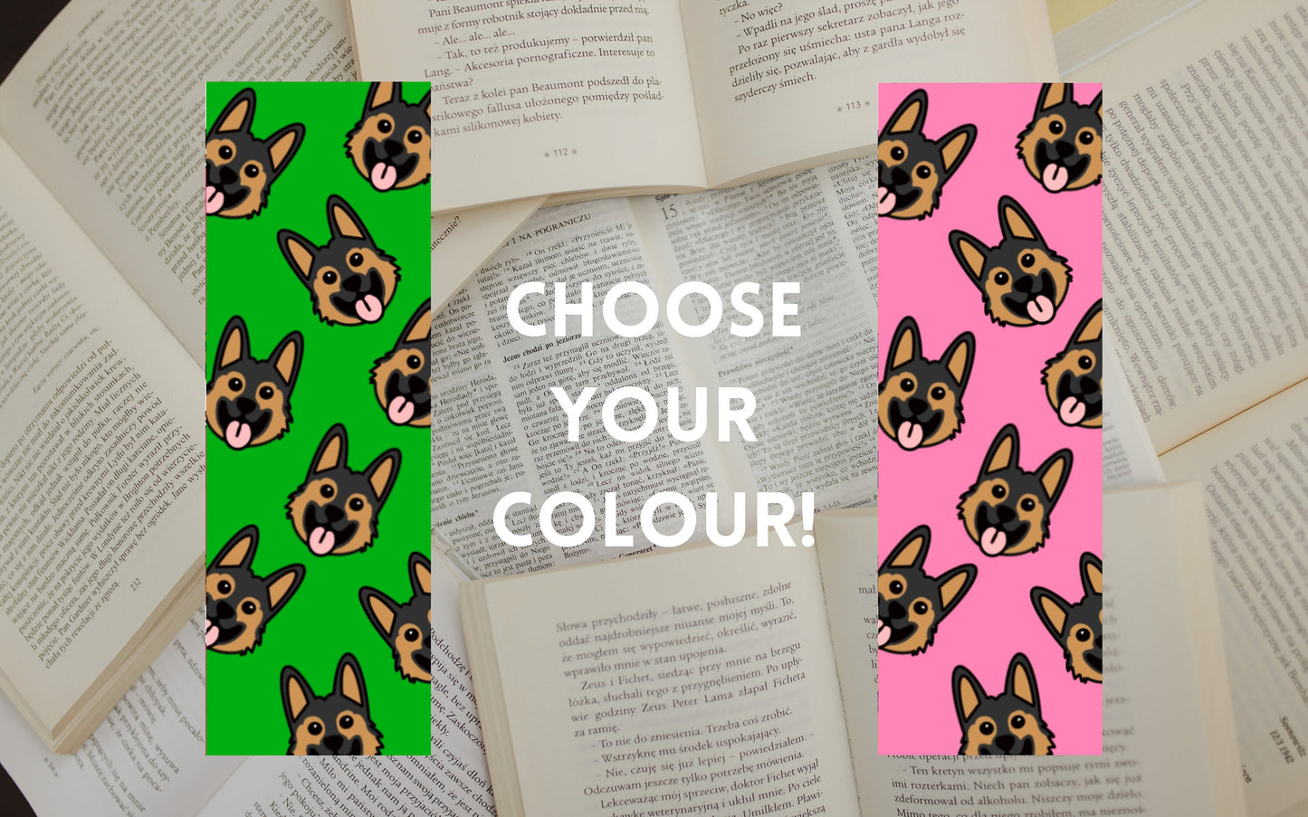 German Shepherd Bookmark
