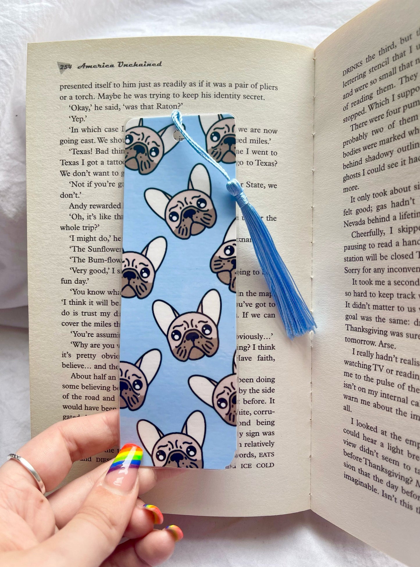 French Bulldog Bookmark