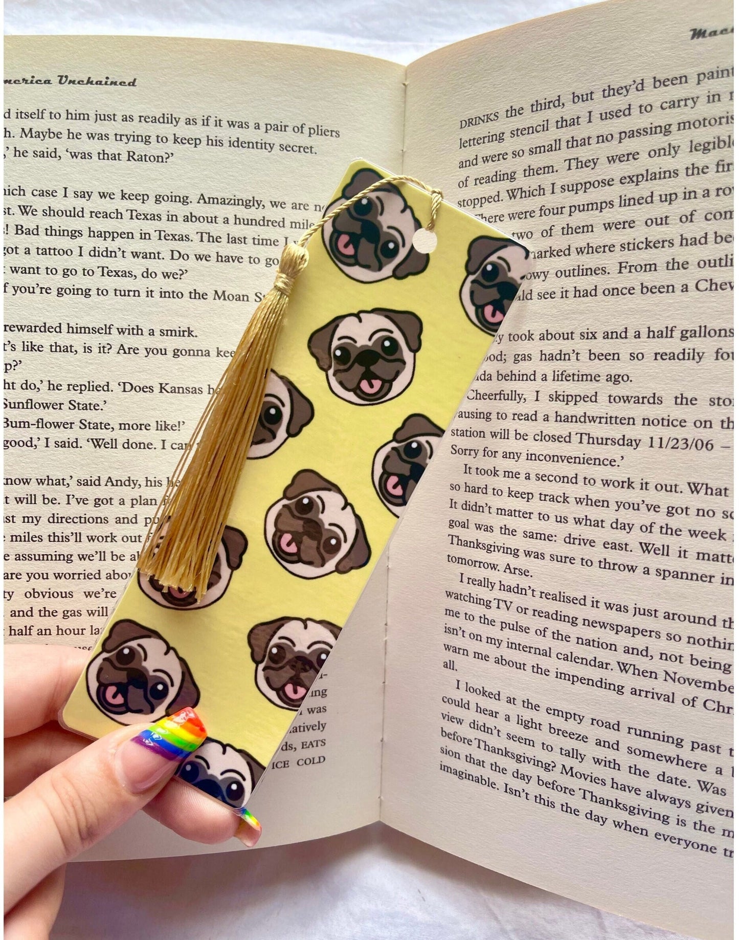 Pug Bookmark