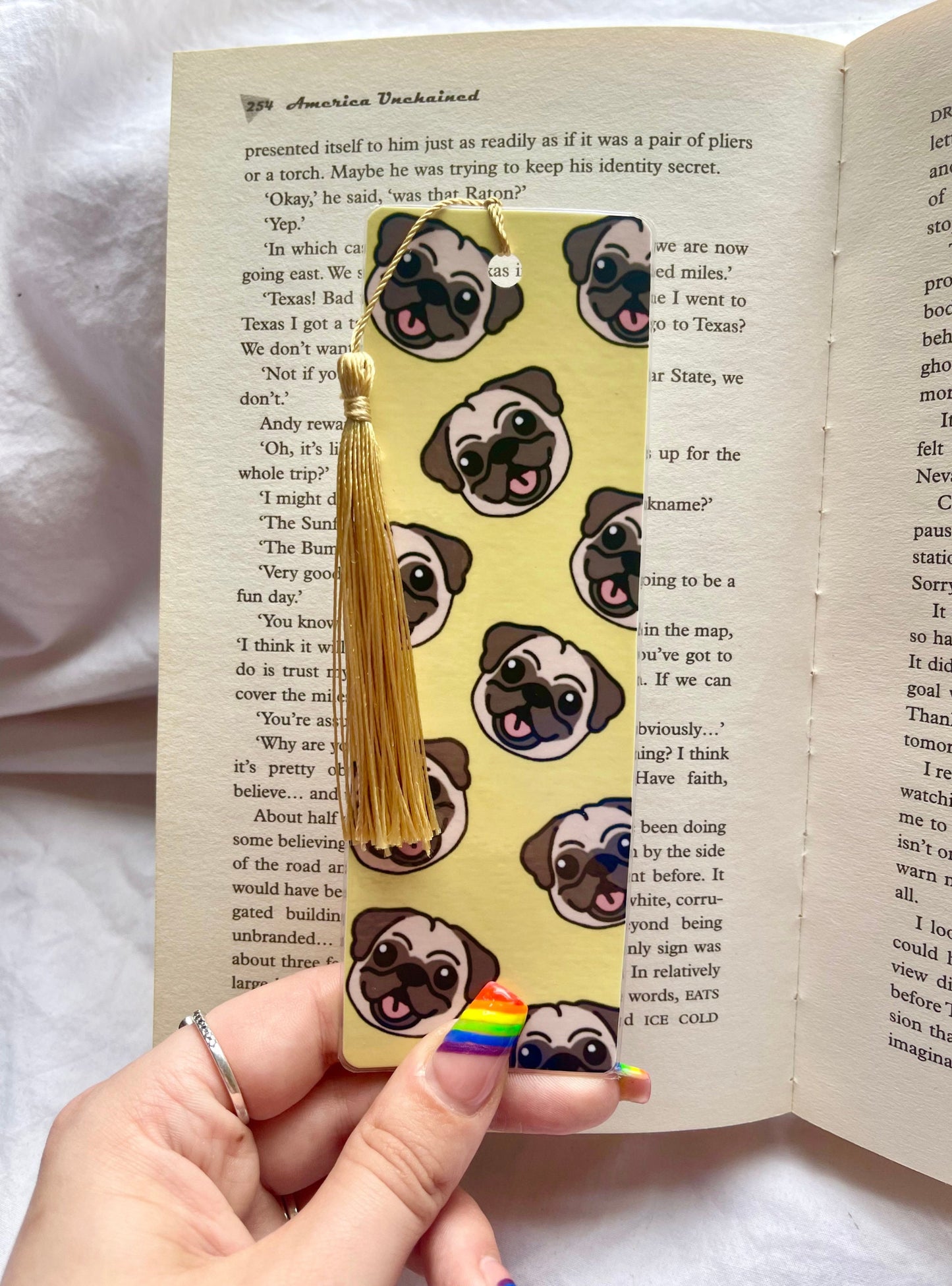 Pug Bookmark