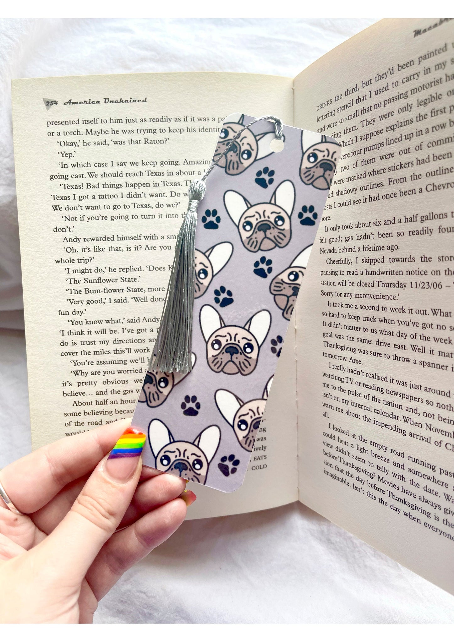 French Bulldog Bookmark