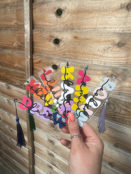 LGBTQIA+ Flag Name Bookmark