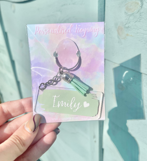 Name Acrylic Keyring