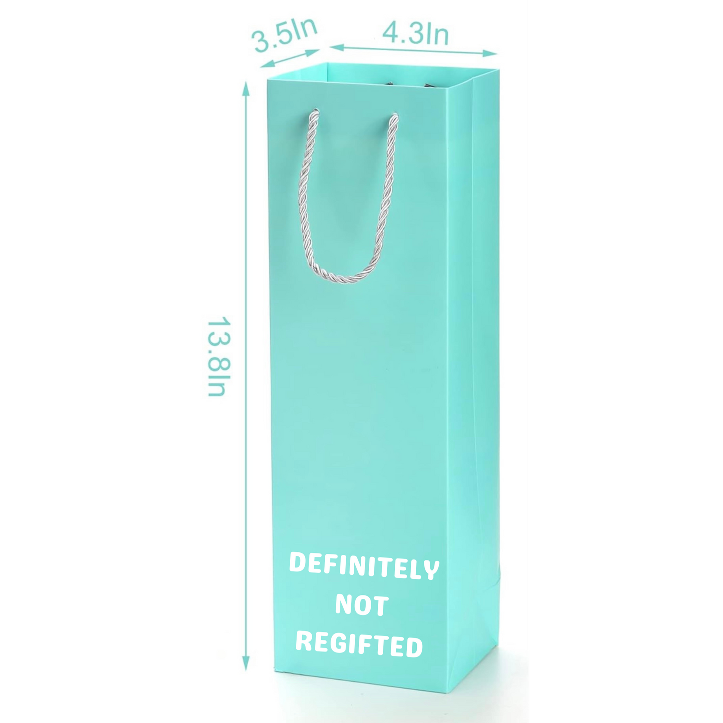 Definitely Not Regifted Wine Gift Bag