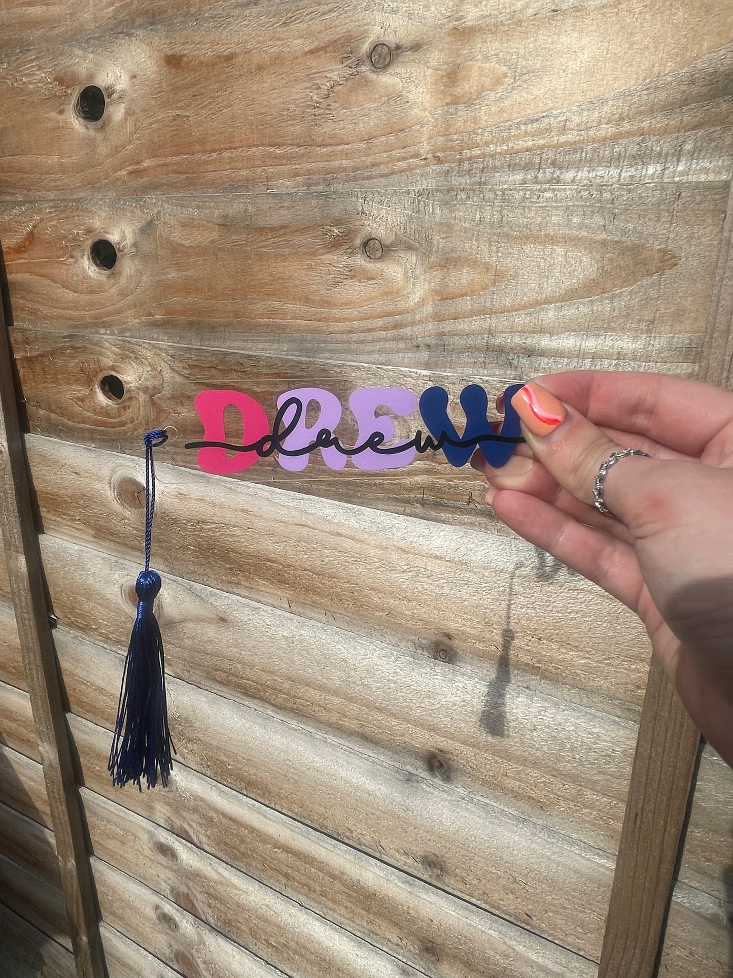 LGBTQIA+ Flag Name Bookmark