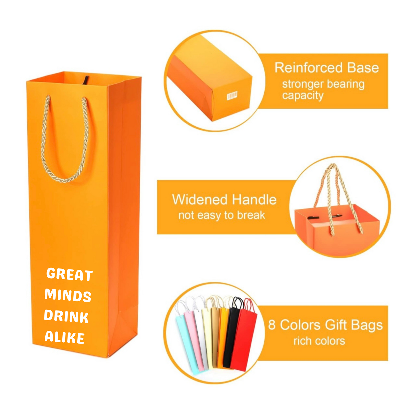 Great Minds Drink Alike Gift Bag