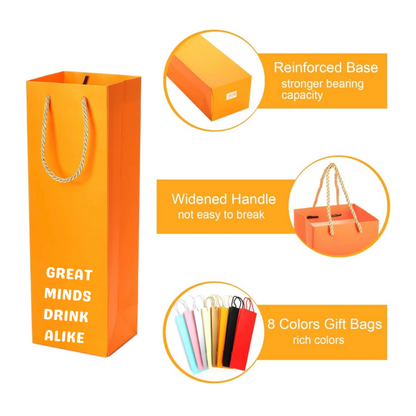 Great Minds Drink Alike Gift Bag