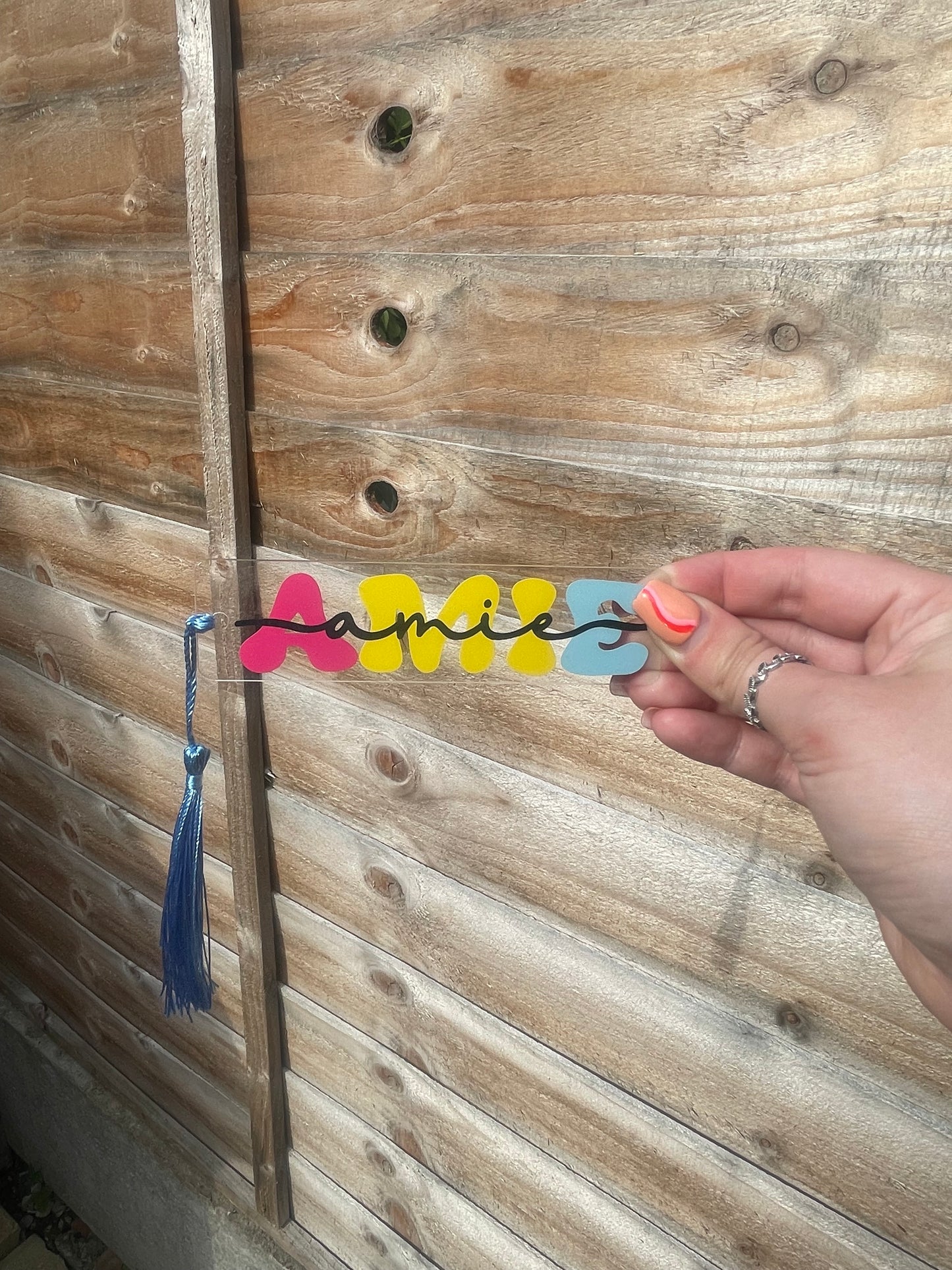 LGBTQIA+ Flag Name Bookmark