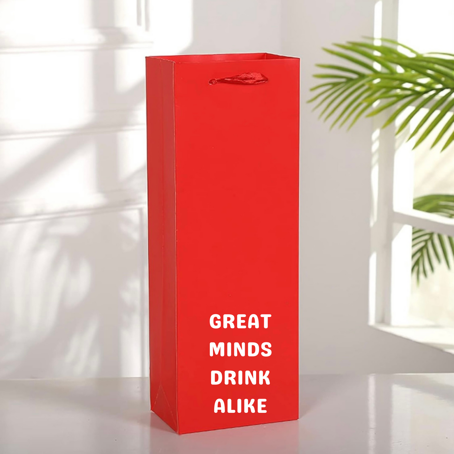 Great Minds Drink Alike Gift Bag
