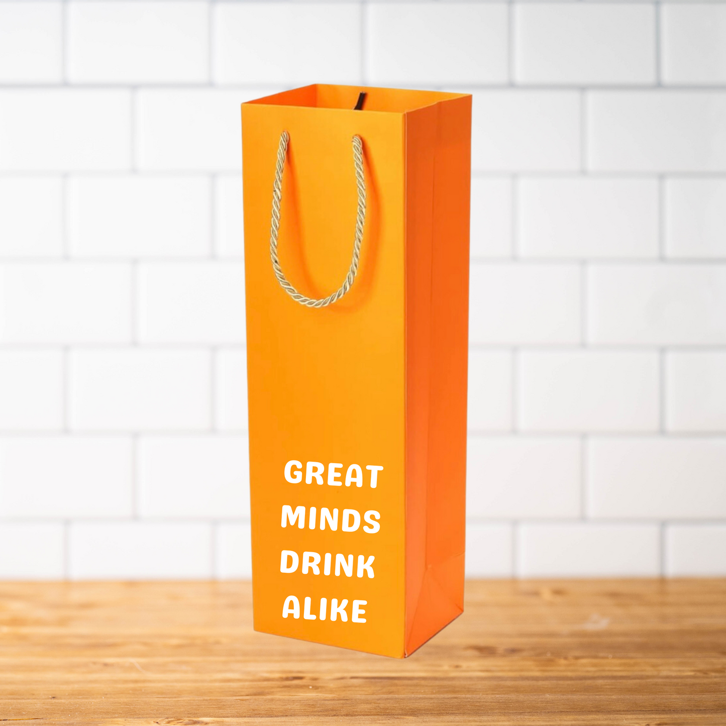 Great Minds Drink Alike Gift Bag