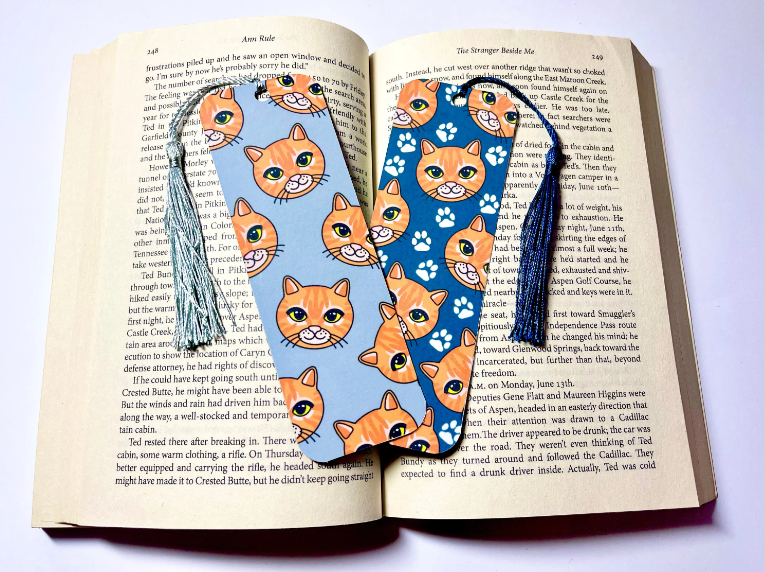 Ginger Tabby Cat Bookmark