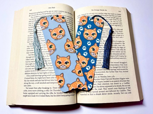 Ginger Tabby Cat Bookmark