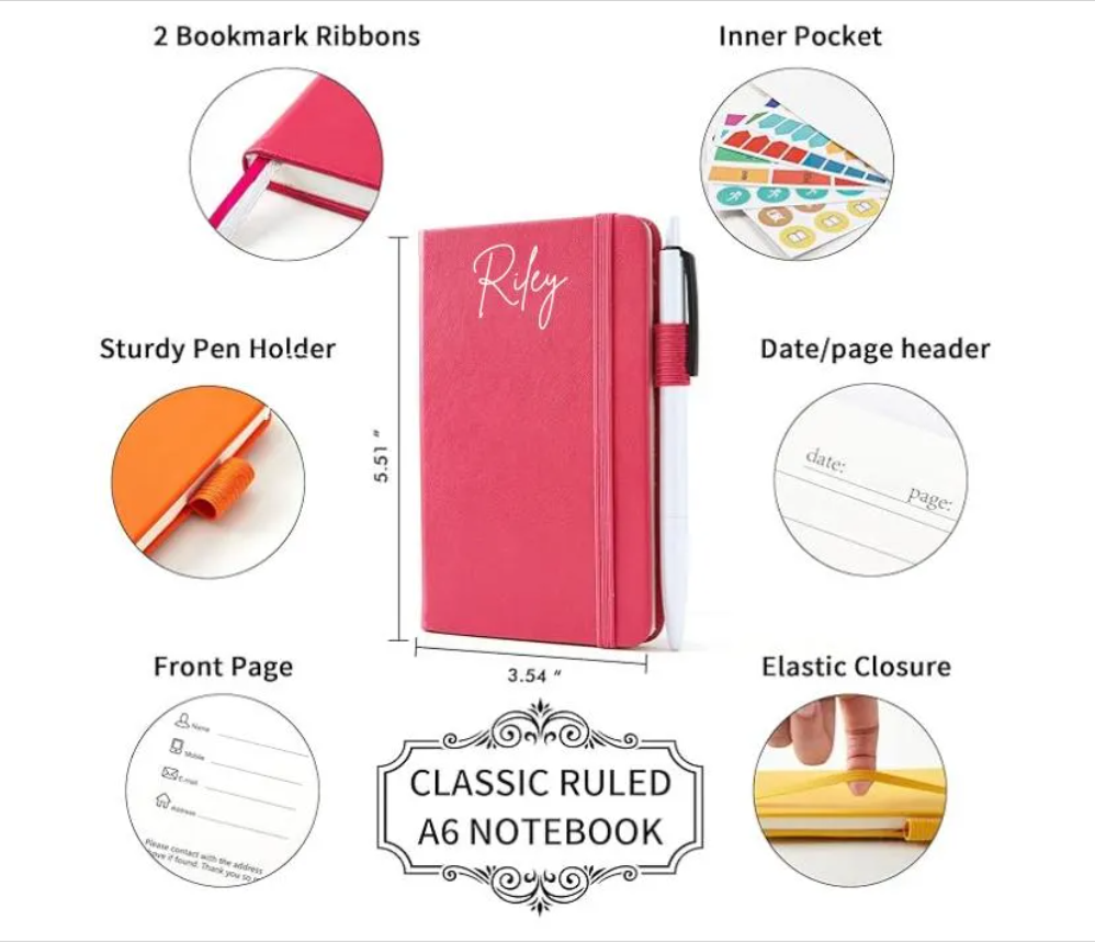 Personalised Bold Notebook