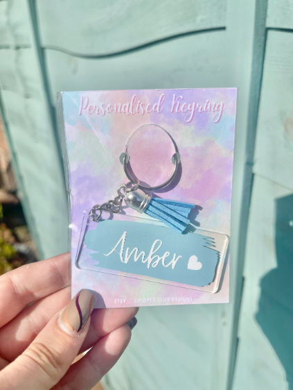 Name Acrylic Keyring