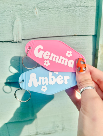 Groovy Motel Keyring