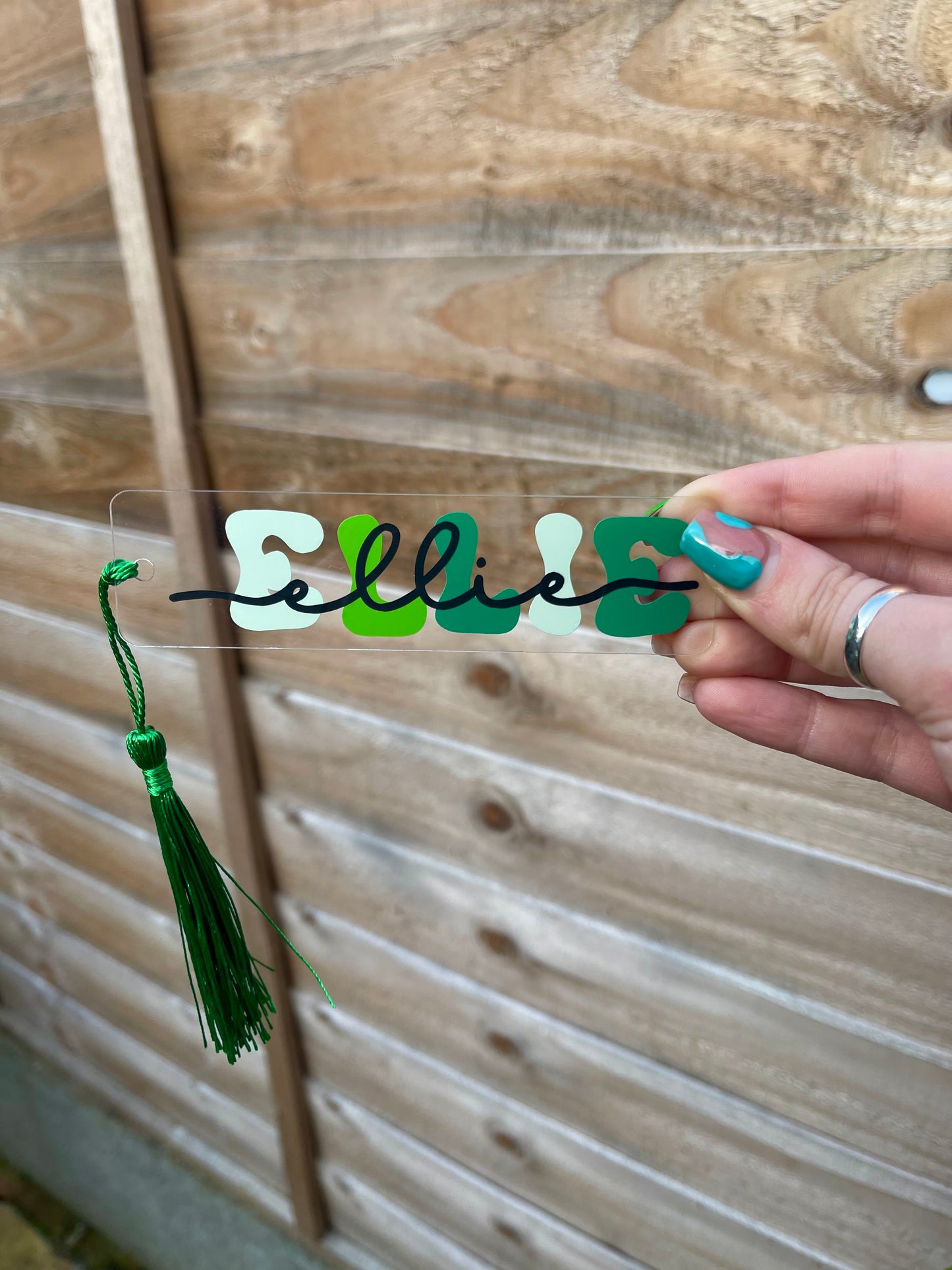 Name Acrylic Bookmark