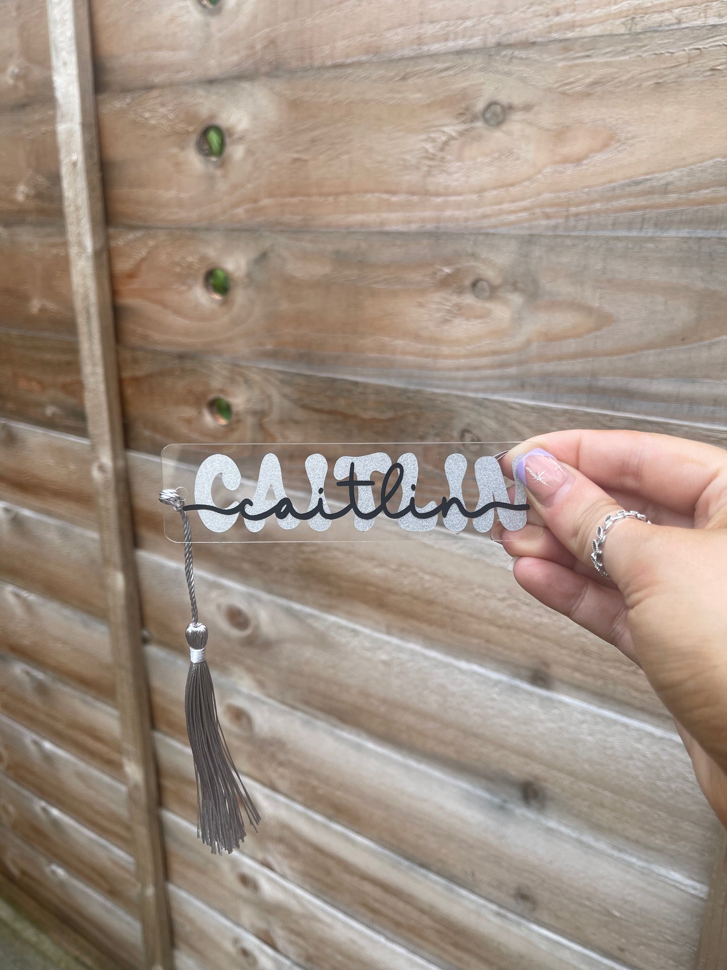 Name Acrylic Bookmark