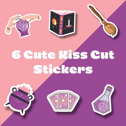 Black Magic Sticker Sheet - A6
