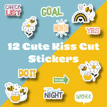 Busy Bees Sticker Sheet - A6