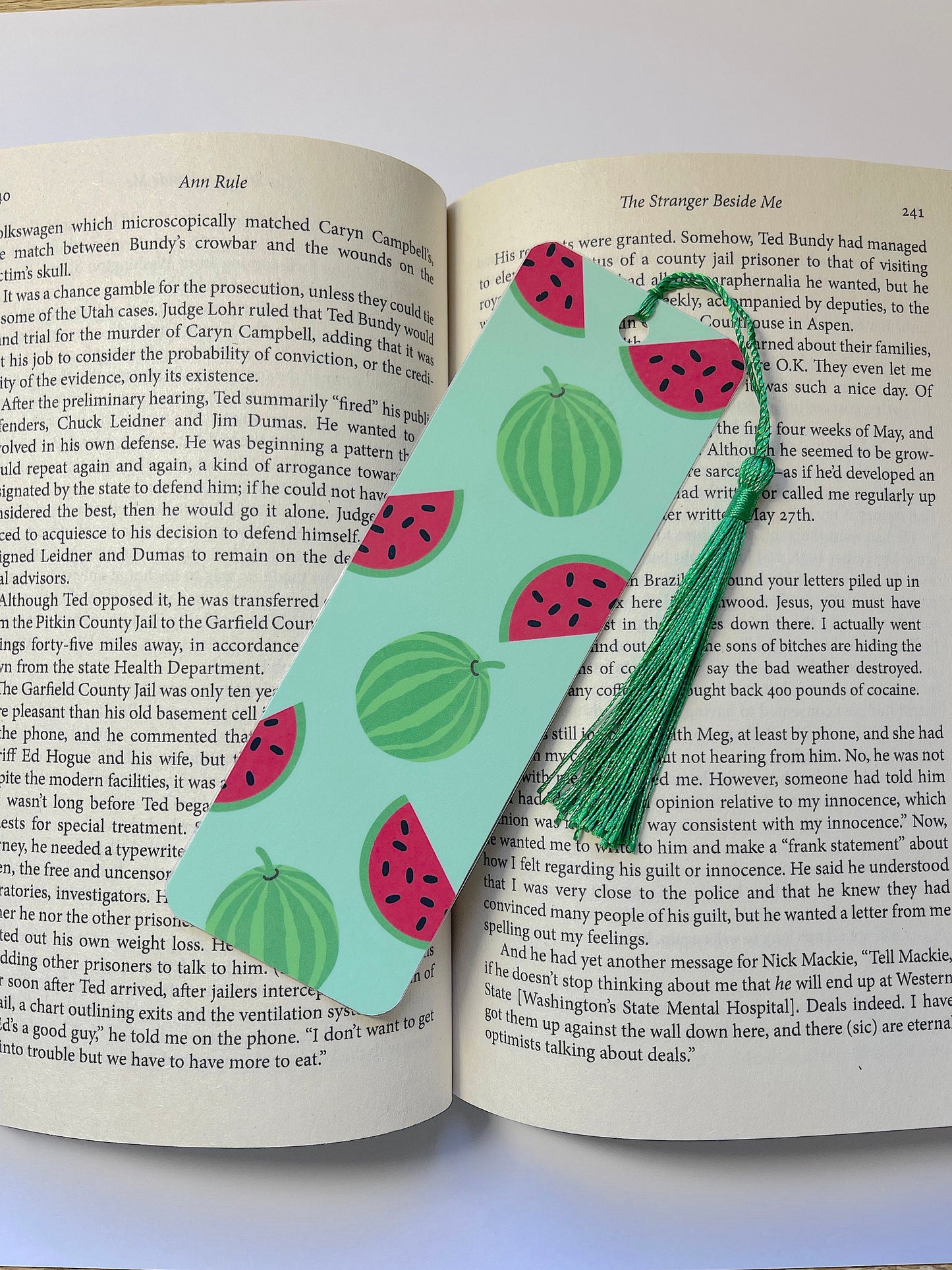 Watermelon Bookmark