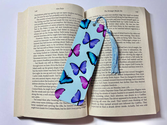 Butterfly Bookmark - Blue