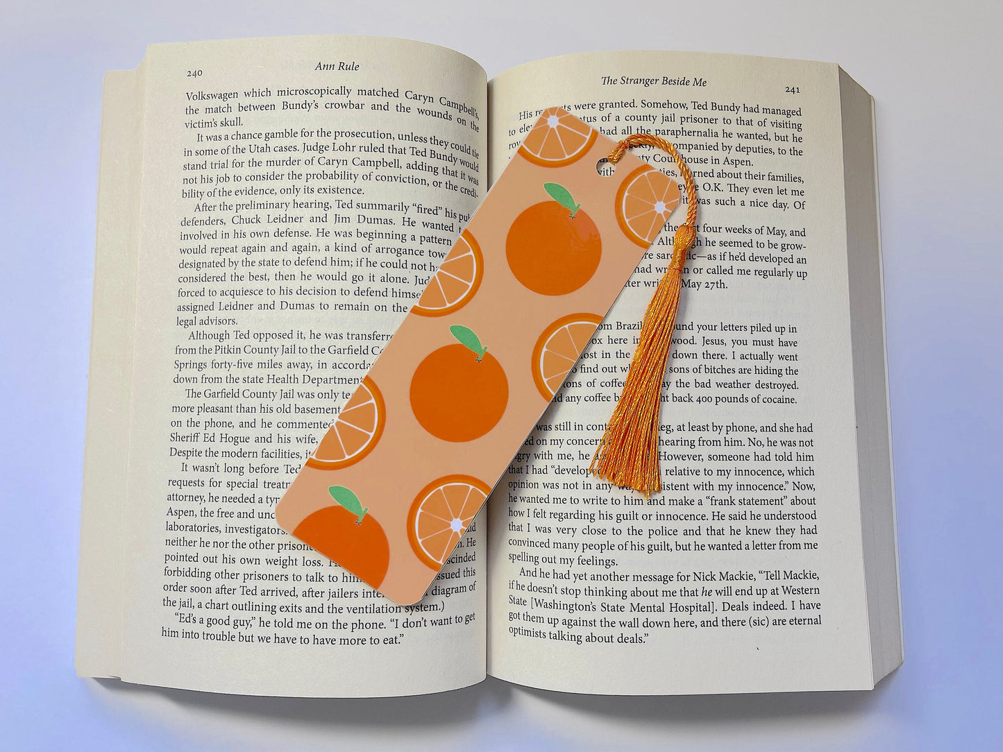 Fruit Bookmarks - Orange