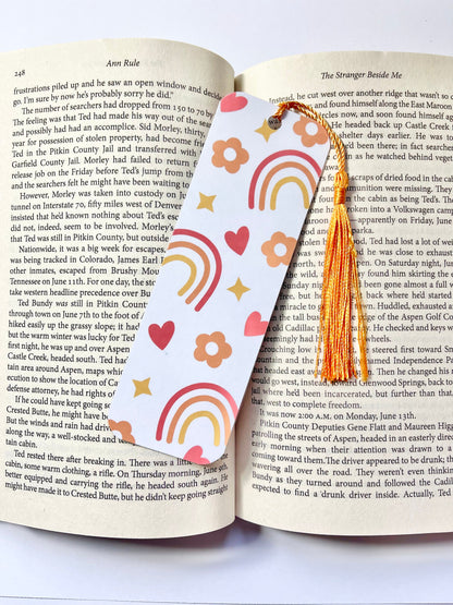 Rainbow Bookmark - Orange