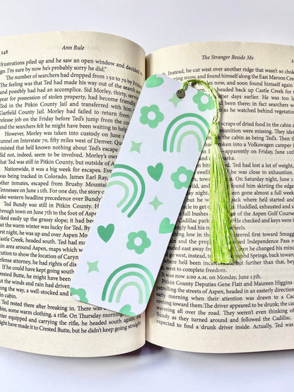 Rainbow Bookmark - Blue