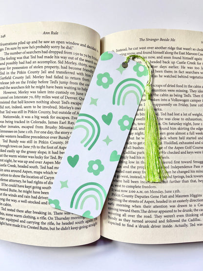 Rainbow Bookmark - Green