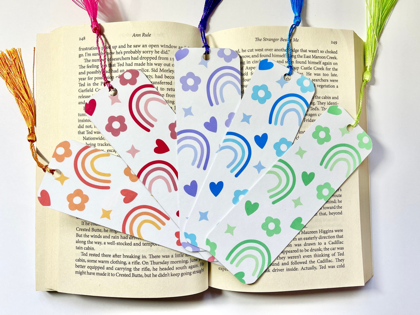 Rainbow Bookmark - Orange