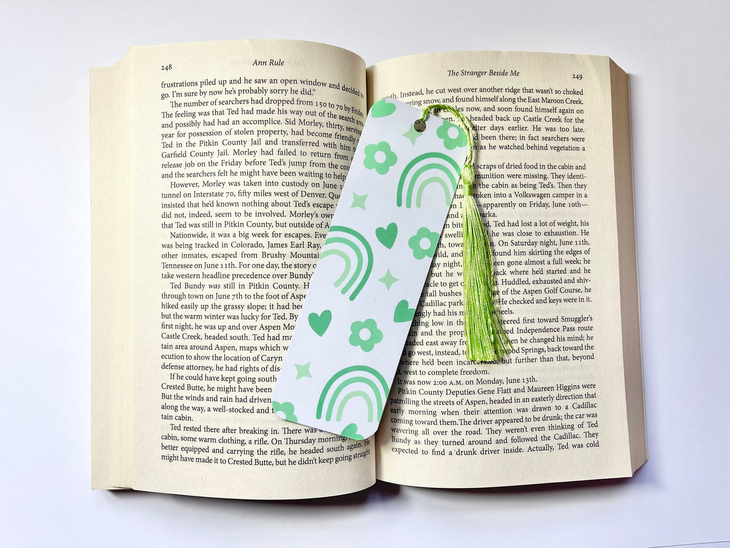 Rainbow Bookmark - Green