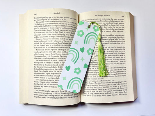 Rainbow Bookmark - Green