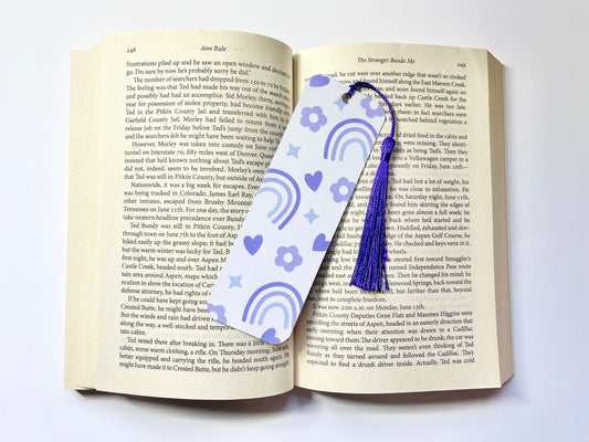 Rainbow Bookmark - Purple