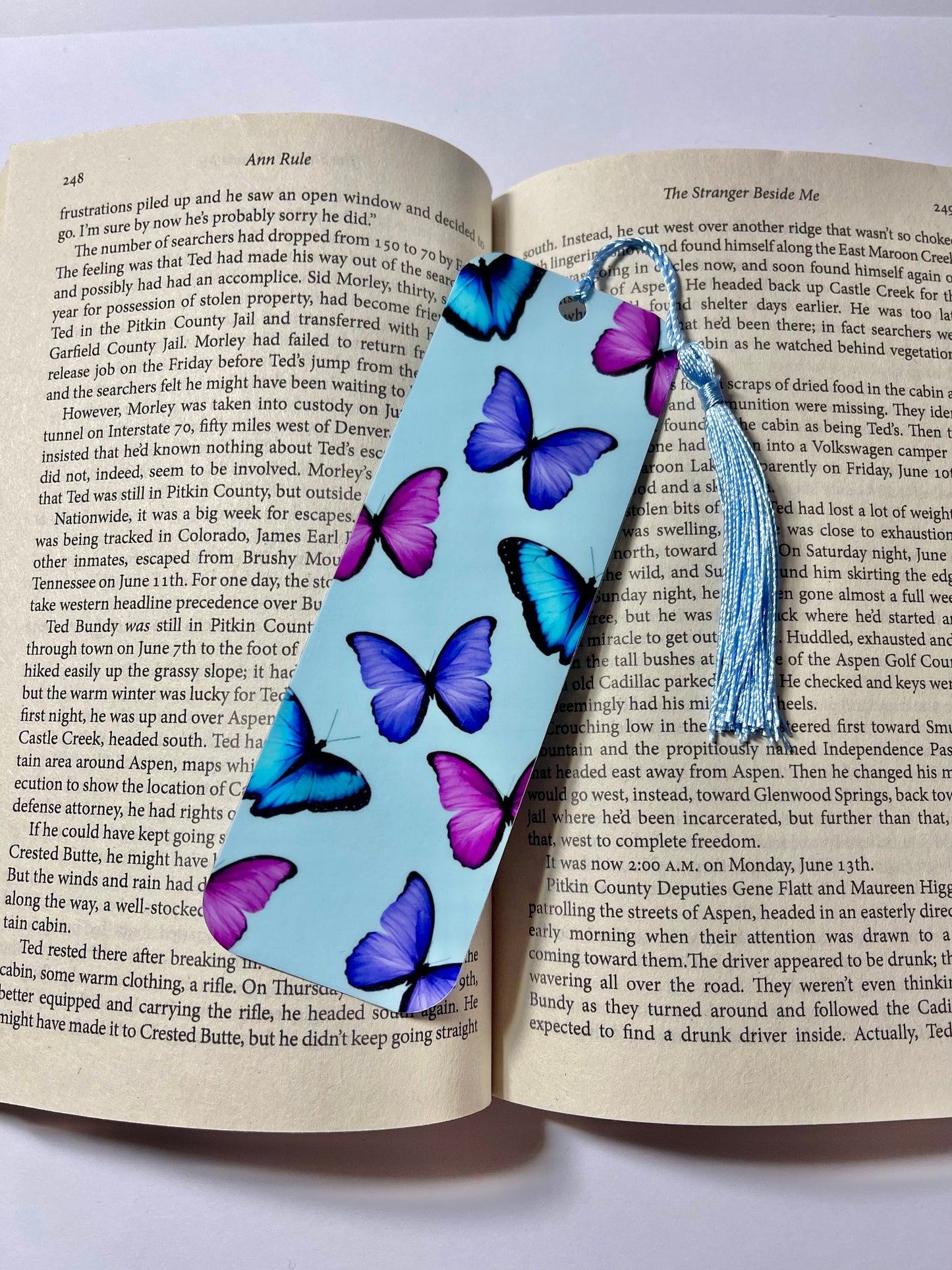 Butterfly Bookmark - Pink