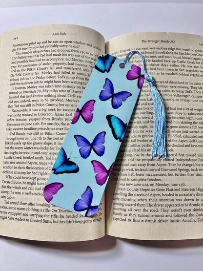 Butterfly Bookmark - Blue
