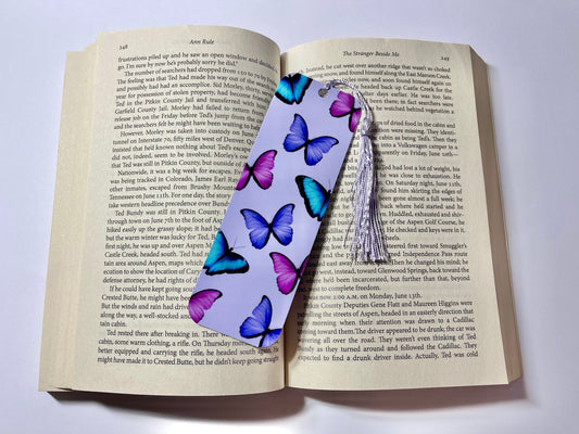 Butterfly Bookmark - Purple