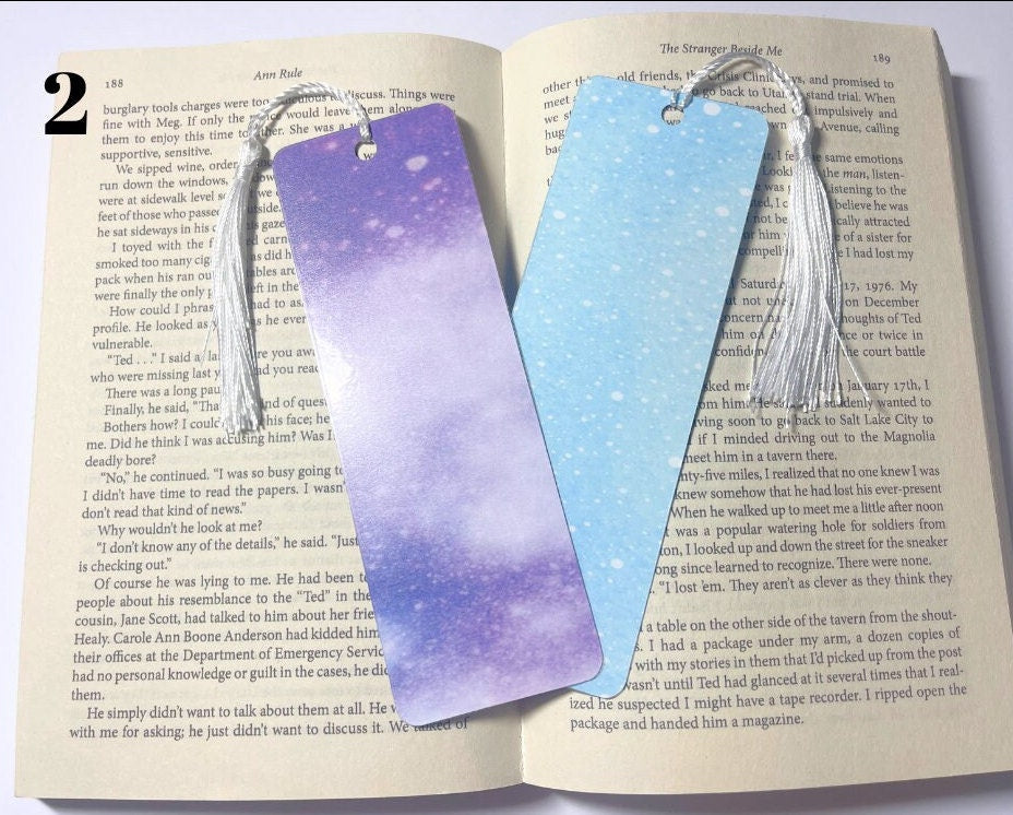 Mermaid Bookmark - Reversable Card Bookmarks