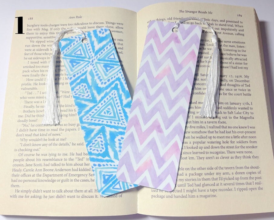 Mermaid Bookmark - Reversable Card Bookmarks