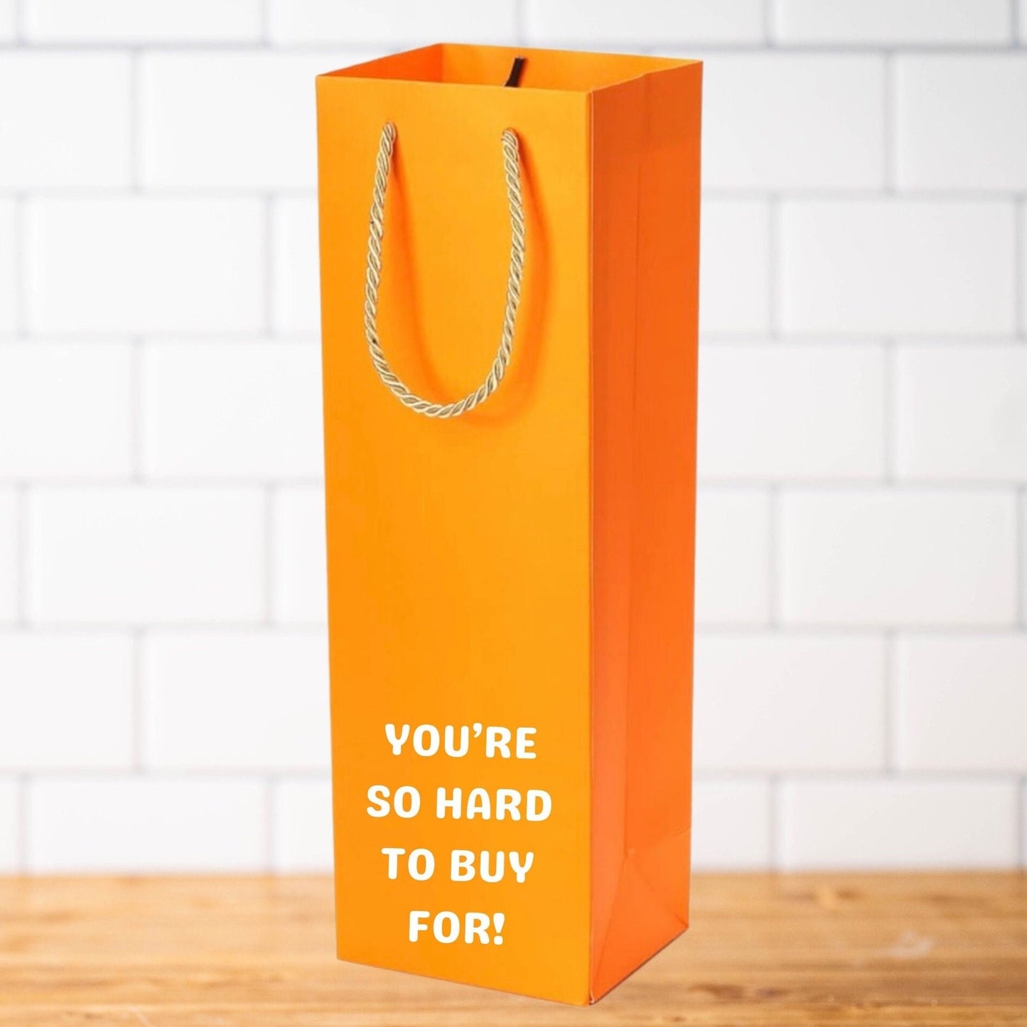 Definitely Not Regifted Wine Gift Bag