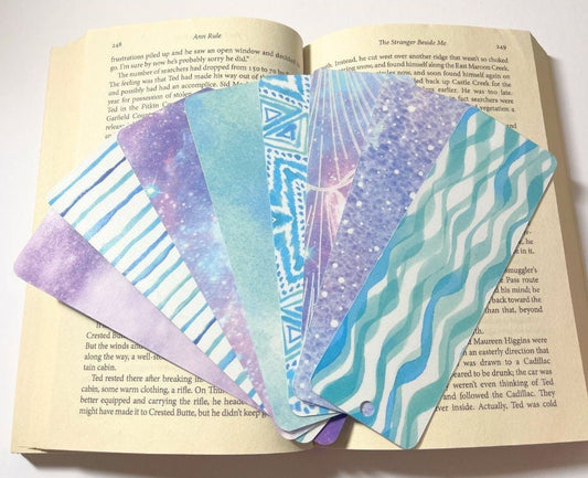 Mermaid Bookmark - Reversable Card Bookmarks