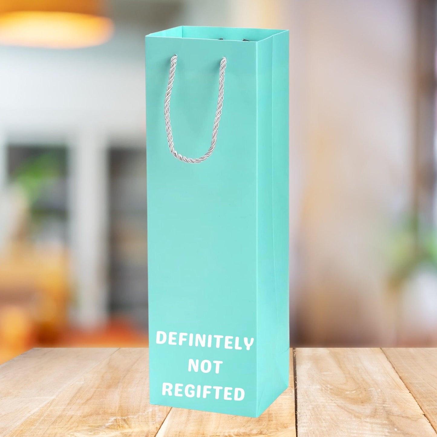 Definitely Not Regifted Wine Gift Bag