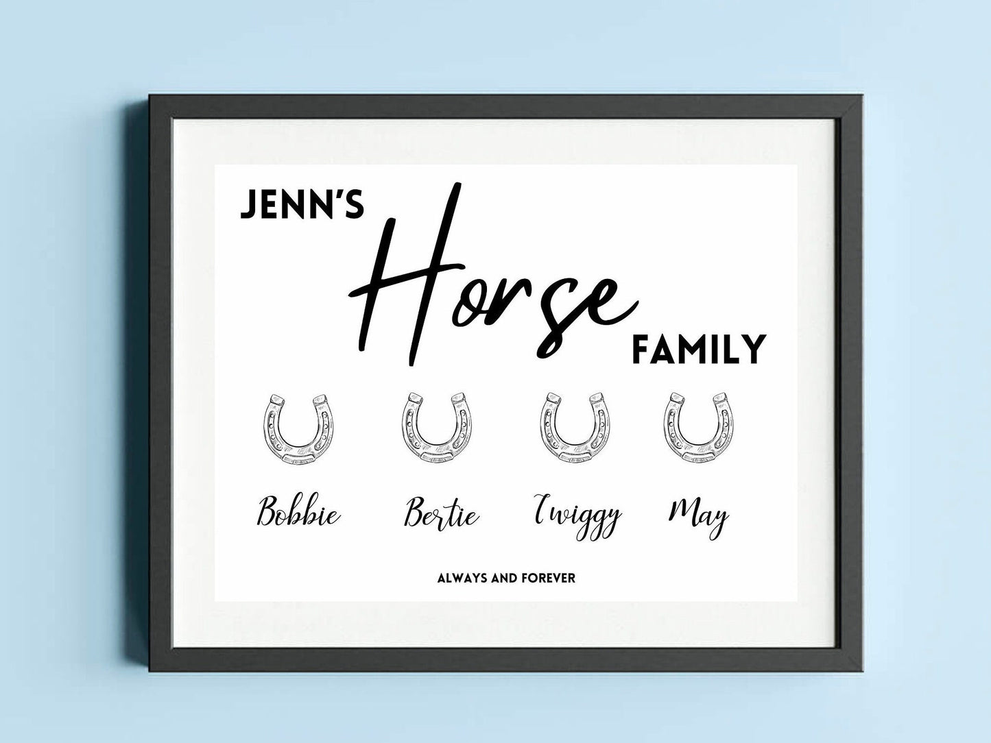 Custom Horse Art Print